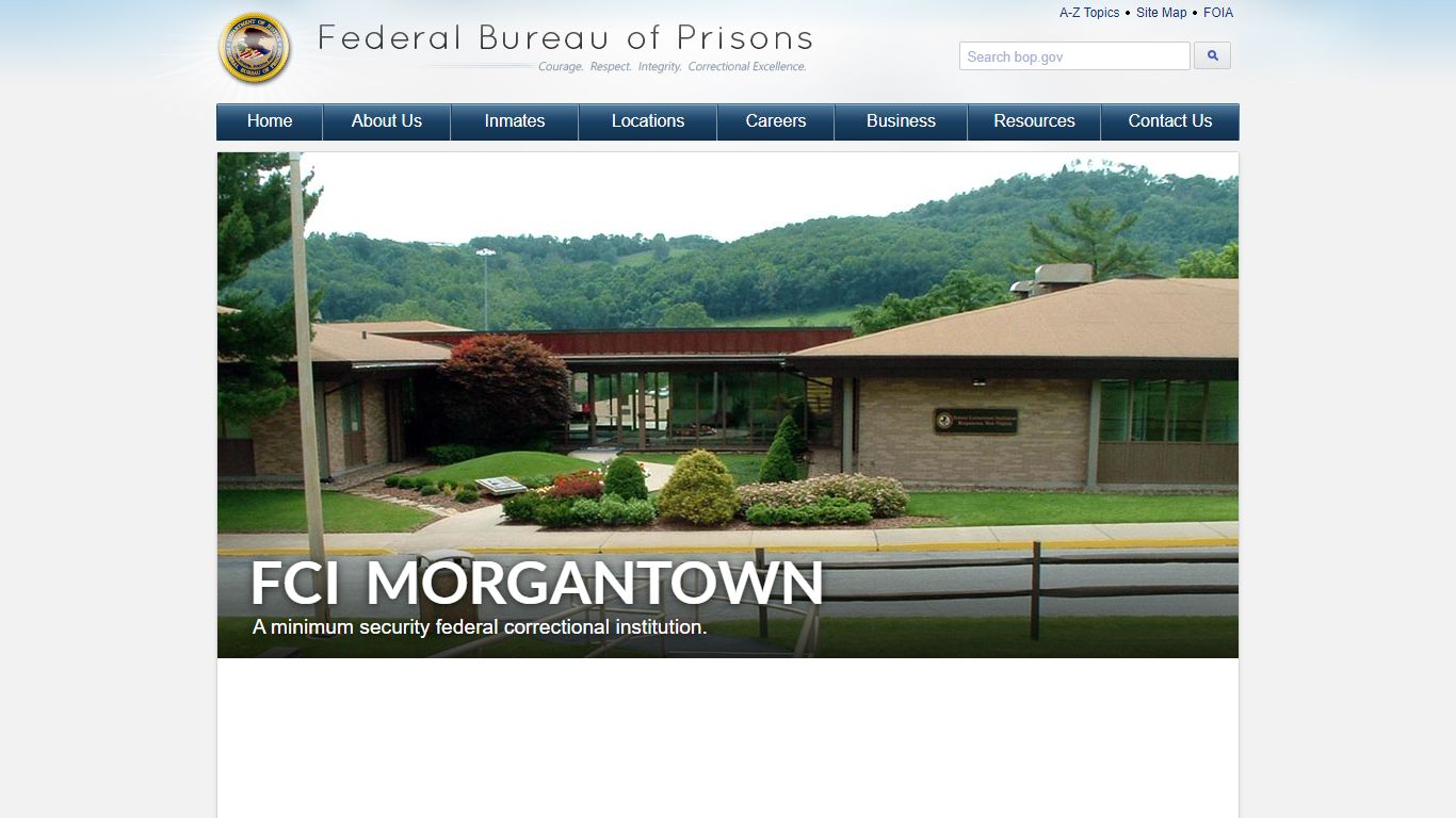 FCI Morgantown - Federal Bureau of Prisons